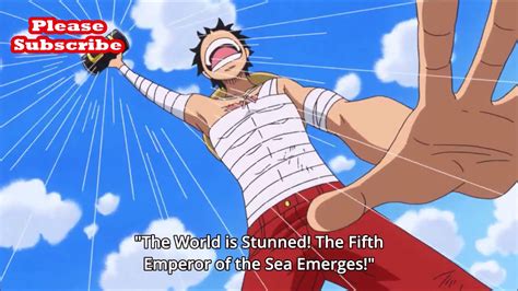 emperor of the sea one piece|when does luffy become emperor.